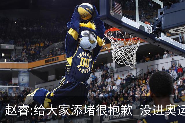 赵睿:给大家添堵很抱歉 没进奥运我觉得很丢脸